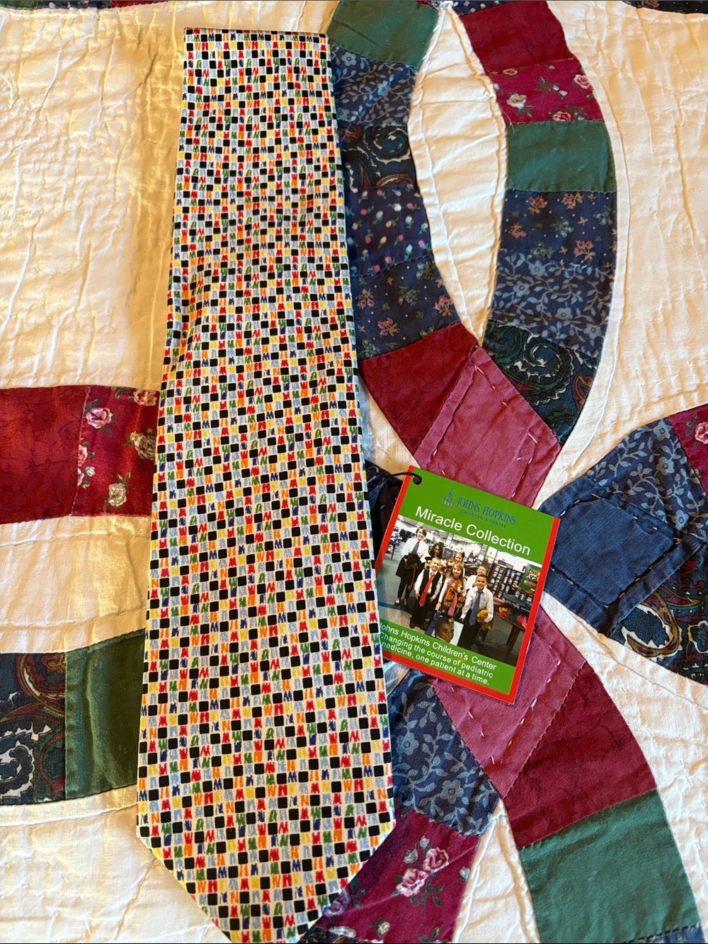 Jos. A. Bank Multicolor Geometric Pattern Silk Tie All ties are 3 for $30.